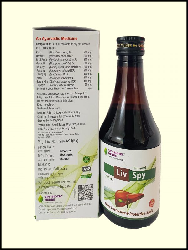 Liv Spy Syrup-Ayurvedic Liver Syrup