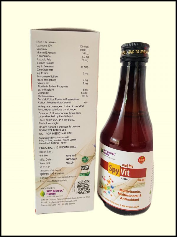 Vit-Spy - Multi Vitamin and Multi Mineral Syrups