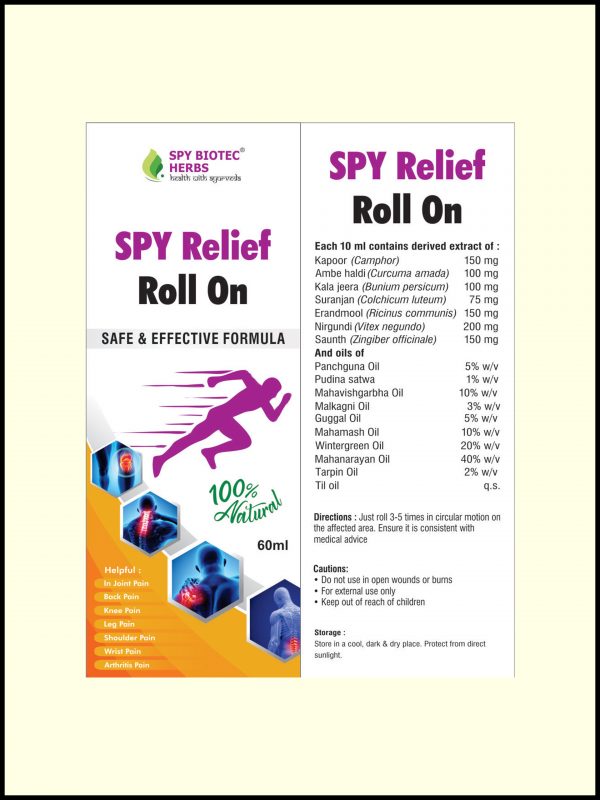 SPY-Relief-Roll-On - Pain Relief Roll On