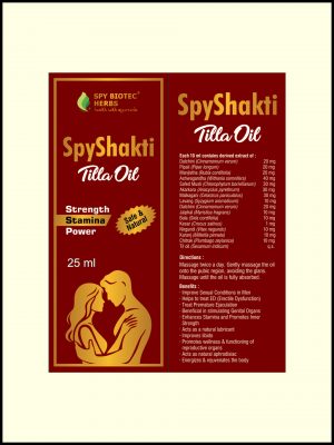 Spy-Shakt- Oil - Sexual Stamina Booster Oil