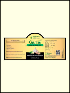 Garlic Capsules: Spy Biotec Herbs